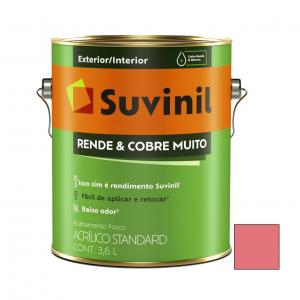 LATEX SUVINIL RINDE Y CUBRE MUCHO INT. EXT. 3.6 LT. EUFORIA