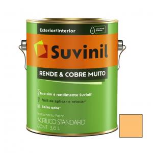 LATEX SUVINIL RINDE Y CUBRE MUCHO INT. EXT. 3.6 LT. ORO