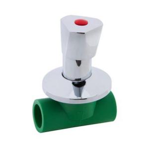 LLAVE PASO FUSION VOLANTE ROJO 25 MM.