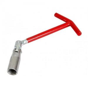 LLAVE SACA BUJIA MANGO T - 21 MM.