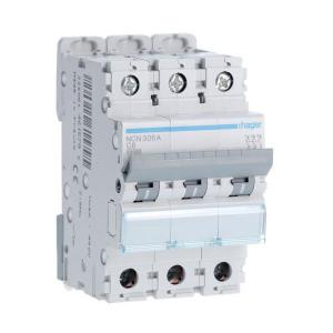 LLAVE TQ HAGER TRIFASICA 6 AMP.