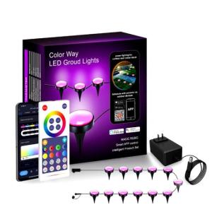 LUCES JARDIN SMART WI-FI RGB LED 15 LUCES