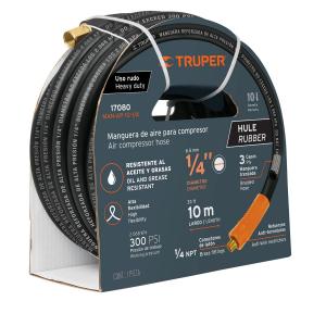 MANGUERA AIRE TRUPER GOMA 300 PSI 3/8