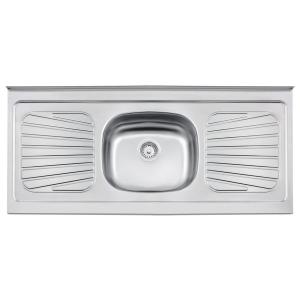 MESADA ACERO INOXIDABLE 1.20 X 0.52 MT. CENTRO TRAMONTINA