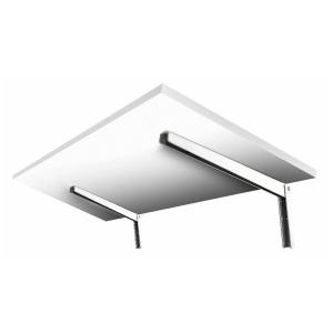 MESA PLEGABLE CON SOPORTE VANGARD BLANCO 40 X 60 X 1.5 CM.