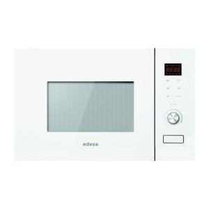 MICROONDAS EDESA ENCASTRE CON GRILL 20 LT. CRISTAL BLANCO