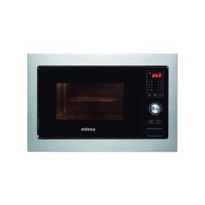 MICROONDAS EDESA ENCASTRE CON GRILL 25 LT. NEGRO/INOX.