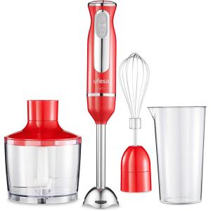 MIXER UFESA 600 WATT - BP3443 CLASSIC ROJO COMPLETO