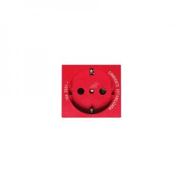 MODULO CONATEL AVE TOMA SCHUKO ROJO