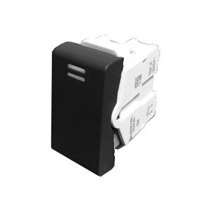 MODULO CONATEL DUOMO LLAVE UNIPOLAR NEGRO