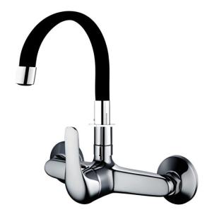 MONOCOMANDO COCINA PARED RIMONTTI 40 MM. FLEXIBLE NEGRO