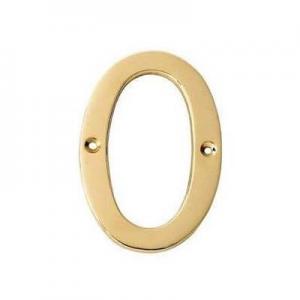 NUMERO PUERTA DORADO 100 MM. - Nº 0