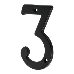 NUMERO PUERTA HERMEX BRONCE NEGRO 100 MM. - Nº 3