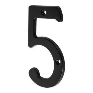 NUMERO PUERTA HERMEX BRONCE NEGRO 100 MM. - Nº 5