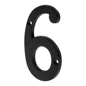 NUMERO PUERTA HERMEX BRONCE NEGRO 100 MM. - Nº 6
