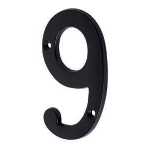 NUMERO PUERTA HERMEX BRONCE NEGRO 100 MM. - Nº 9