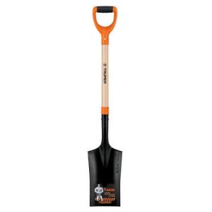 PALA TRUPER RECTA ACERO CABO MADERA MANGO ERGONOMICO