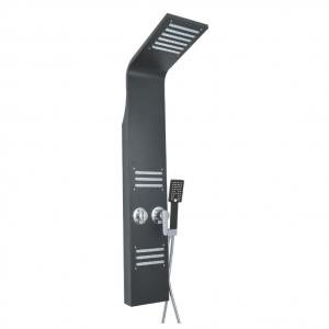 PANEL DUCHA ACERO INOXIDABLE NEGRO 1.50 X 0.18 MT.