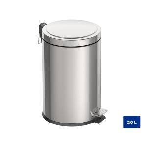 PAPELERA ACERO INOXIDABLE TRAMONTINA 20 LT.