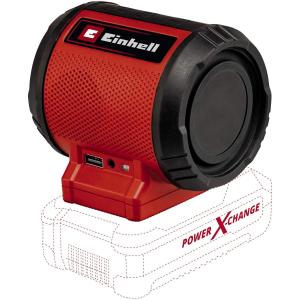 PARLANTE INALAMBRICO EINHELL 18 VOLT Y USB SOLO