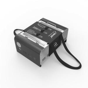 PARRILLERO PORTATIL STANG A CARBON NEGRO/INOXIDABLE