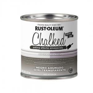 PATINA RUST-OLEUM 1/4 LT. NEGRO SEMI TRANSPARENTE
