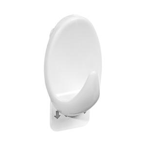 PERCHA ADHESIVA REMOVIBLE PVC OVAL GRANDE