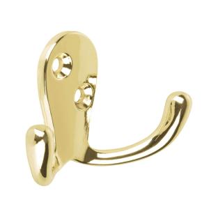 PERCHA HERMEX DOBLE HORIZONTAL ZAMAC BRONCEADA PEPU-21