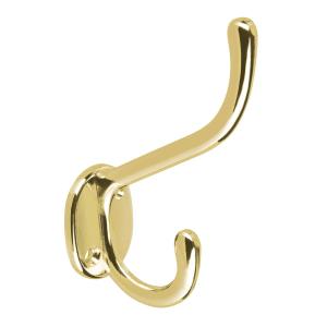 PERCHA HERMEX DOBLE VERTICAL ZAMAC BRONCEADA PEPU-11