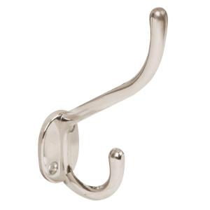 PERCHA HERMEX DOBLE VERTICAL ZAMAC NIQUEL SATIN PEPU-14