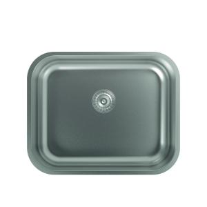 PILETA ACERO INOX. EDESA BAJO MESADA 0.7 MM. 50X40X20 CM.
