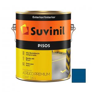 PINTURA PISO SUVINIL AZUL X 3.6 LT. PREMIUM