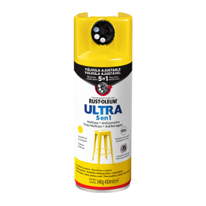 PINTURA SPRAY RUST-OLEUM ULTRA 5 EN 1 AMARILLO SOL