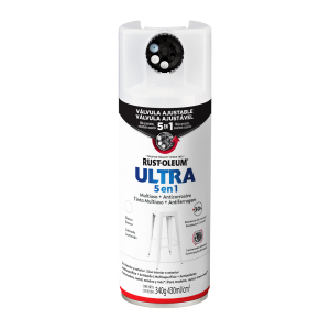 PINTURA SPRAY RUST-OLEUM ULTRA 5 EN 1 BLANCO SATINADO