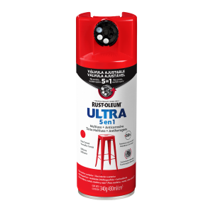 PINTURA SPRAY RUST-OLEUM ULTRA 5 EN 1 ROJO CEREZA
