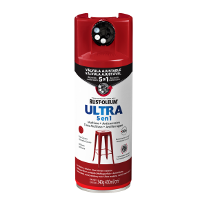 PINTURA SPRAY RUST-OLEUM ULTRA 5 EN 1 ROJO OSCURO