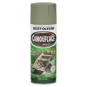 PINTURA SPRAY RUST-OLEUM 340 GR. CAMUFLADO MATE VERDE MILITA