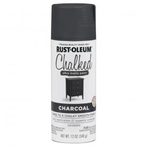 PINTURA SPRAY RUST-OLEUM 340 GR. CHALK - GRIS CARBON