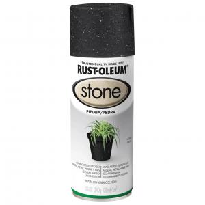 PINTURA SPRAY RUST-OLEUM 340 GR. PIEDRA - NEGRO