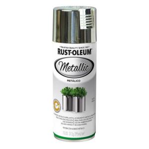 PINTURA SPRAY RUST-OLEUM METALICO PLATA