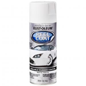 PINTURA SPRAY RUST-OLEUM PEEL COAT BLANCO MATE