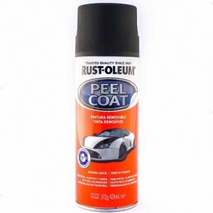 PINTURA SPRAY RUST-OLEUM PEEL COAT NEGRO MATE
