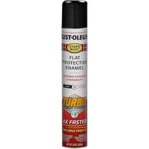 PINTURA SPRAY RUST-OLEUM TURBO 680 GR. 4X NEGRO MATE