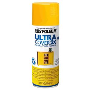 PINTURA SPRAY RUST-OLEUM ULTRA COVER 2X AMARILLO ORO
