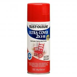 PINTURA SPRAY RUST-OLEUM ULTRA COVER 2X ROJO MANZANA