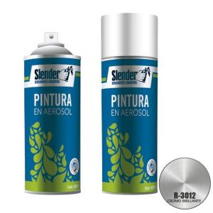 PINTURA SPRAY SLENDER CROMO BRILLANTE