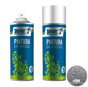 PINTURA SPRAY SLENDER MARTILLADO PLATA