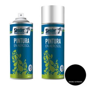 PINTURA SPRAY SLENDER NEGRO SATINADO