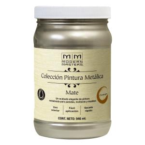 PINTURA METALICA MODERN MASTERS CHAMPAGNE MATE 946 ML.