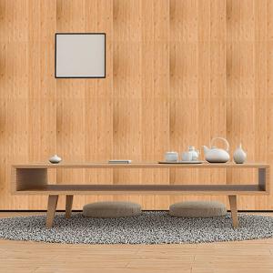 PLACA AUTOADHESIVA 3D 70 X 70 CM. MADERA CLARA